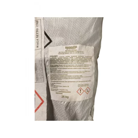 Rézszulfát örölt  25 kg