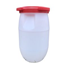 Hordó műanyag MENETES 30literes natur(piros tető)