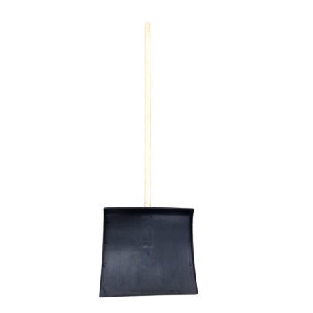 Hólapát Műanyag Fekete Sima  40 cm(regran) + 120 cm Nyél