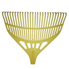 Lombseprű 66cm műanyag sárga