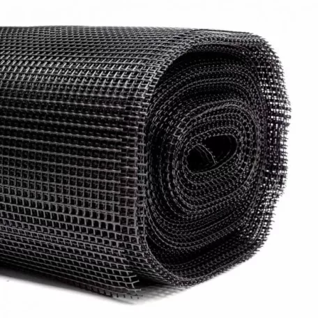 Kertirács 10*10 mm 1 m* 25 méter fekete  (2017333) /0516/