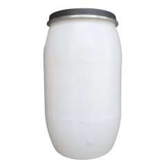 Hordó műanyag BILINCSES 220literes fehér