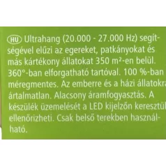 Rágcsálóriasztó Ultrahangos Ultra Stop  DF 299642
