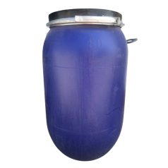 Hordó műanyag BILINCSES 80literes + fogó kék RO