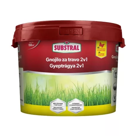 Substral 2in1 gyeptrágya (gyomok ellen) 4,5kg