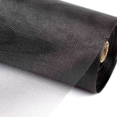 Szúnyogháló üvegszálas Fekete 1,2*30 m  (371615)