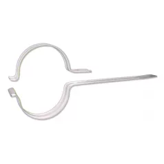 Füstcső bilincs fehér 120 mm