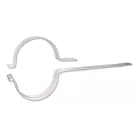 Füstcső bilincs fehér 105 mm