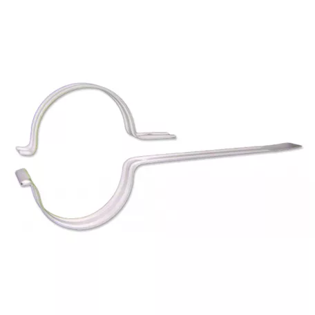 Füstcső bilincs fehér 105 mm