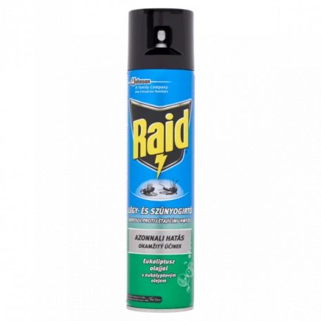 Légy és szúnyogírtó aerosol 400ml(eukaliptusz illat) RAID