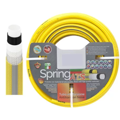 Locsolótömlő 1" SPRING 6rétegű olasz 25m csav.ment.   3035