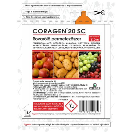 Coragen 20 SC 2,5 ml amp   15db/#
