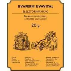 Élesztő tápsó 20g UVAFERM UVAVITAL