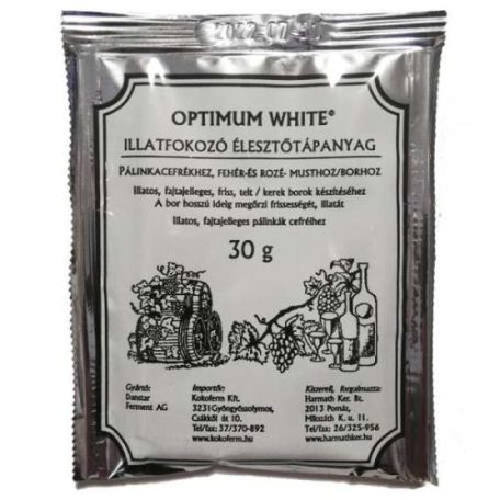 Élesztő tápsó 30g optimum white UVAFERM