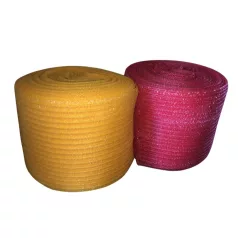 Raschel tömlő 22 cm ( 50 m ) sárga