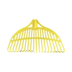 Lombseprű 44cm műanyag sárga