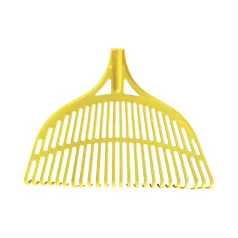 Lombseprű 55cm műanyag sárga 24 fogú