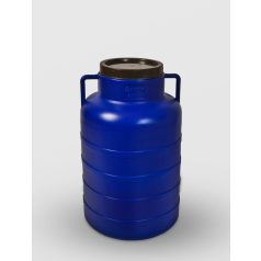 Hordó műanyag FÜLES 60literes kék/keskeny magas/