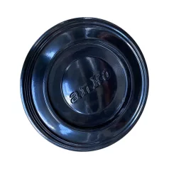 Fali hüvely + dugó 118-as zománcozott fekete