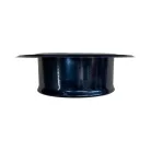 Fali hüvely + dugó 118-as zománcozott fekete