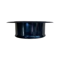 Fali hüvely + dugó 118-as zománcozott fekete