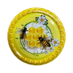 Befőttes üveg tető  82mm (zöldség mintás) /720ml-hez/