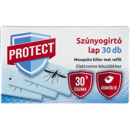 Elektromos szúnyogriasztó utántöltő lapka 30db-os PROTECT