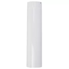Füstcső fehér 120/50 zománcozott import