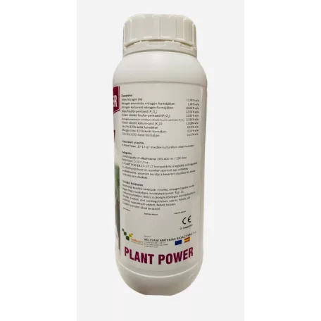 Műtrágya PlantPower 17-17-17 NPK Gél  1 liter