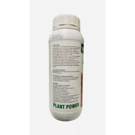 Műtrágya PlantPower 4-16-28  NPK Gél  1 liter