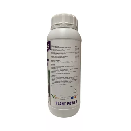 Műtrágya PlantPower 7-20-7  NPK Gél  1 liter