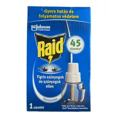   Elektromos szúnyogriasztó készülékhez utántöltő 27ml(illatmentes) RAID