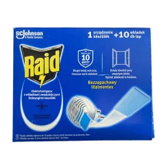 Elektromos szúnyogriasztó készülék+10lapka RAID