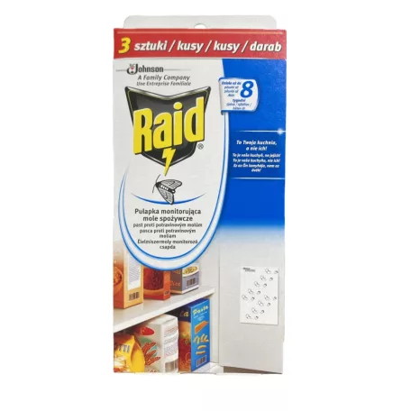 Élelmiszermoly csapda 3db-os RAID