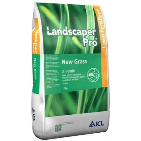Gyepműtrágya New Grass(2-3hó) 20-20-8 15kg LANDSCAPER PRO
