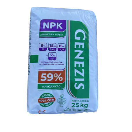 Műtrágya NPK 8-15-15(+7S) 25kg