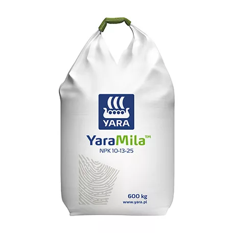 Műtrágya YaraMila  NPK 10-13-25+ 2% Mgo + 6,5% So3+0,02 B  600 kg
