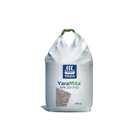 Műtrágya YaraMila Power  NPK 20-7-10+3% MgO +4% S 600 kg