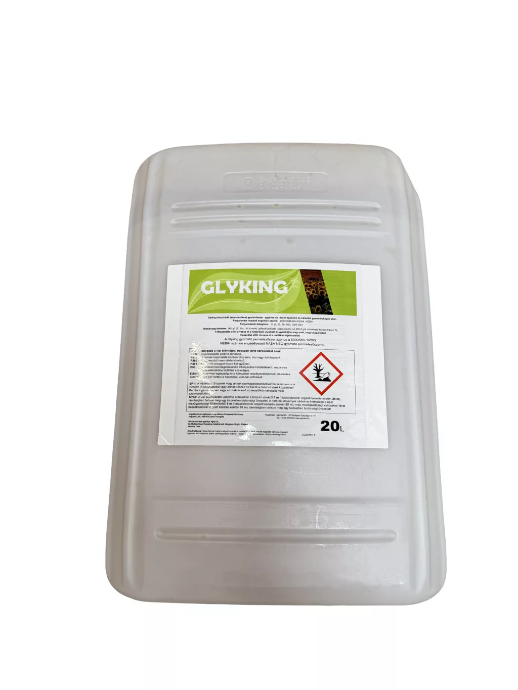 Glyking 20 liter (glifozát 360gr/l ) - agrokomplex2000.hu