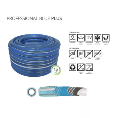 Locsolótömlő   1/2" 25m csavarodás mentes Pro.Plus