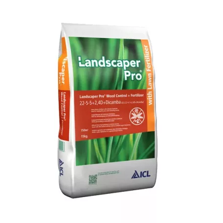 Gyepműtrágya Weed Control 22-5-5 +(2,4D+Dic.) 10kg LANDSCAPER PRO